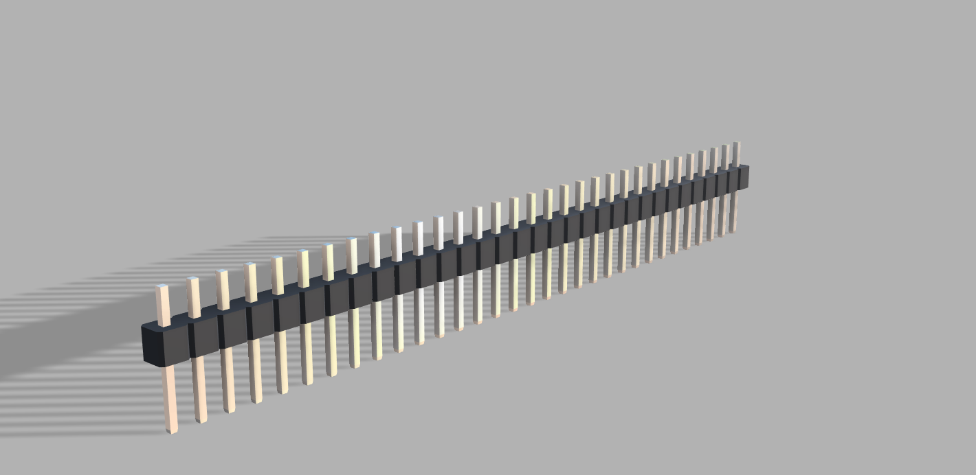 公头引脚 32x1